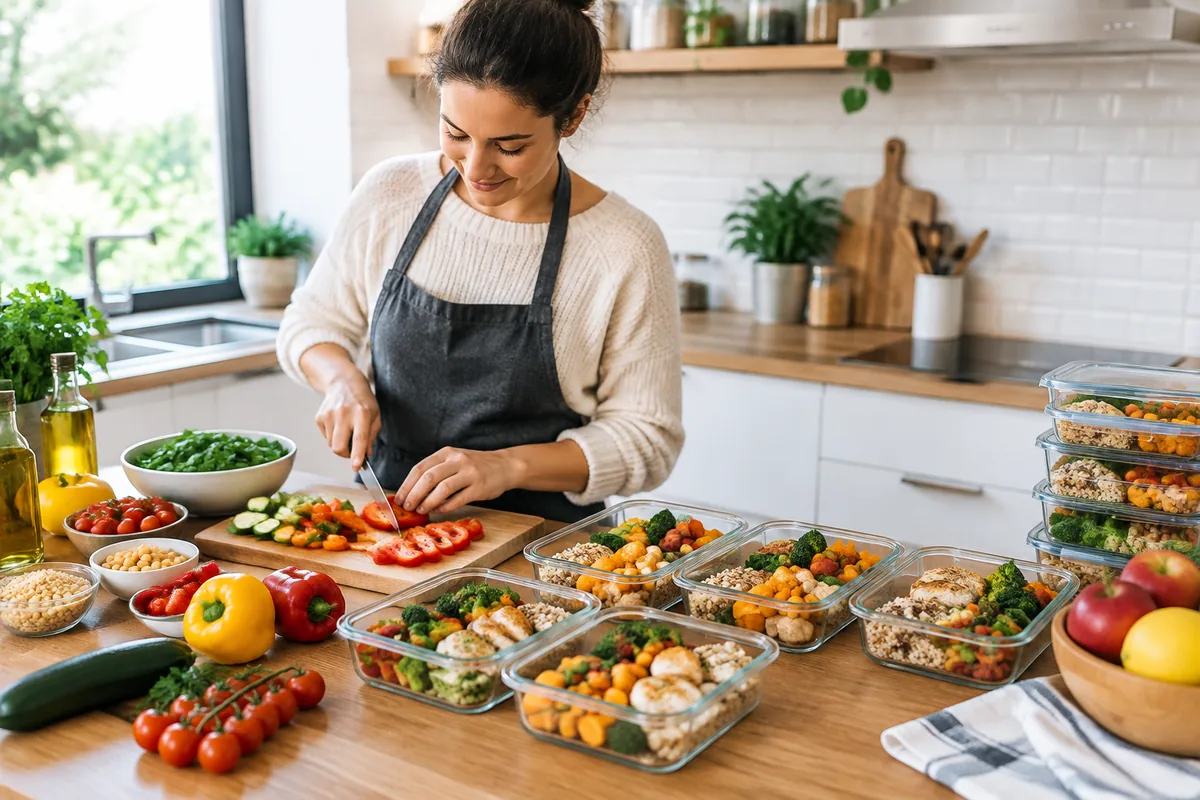 Comment préparer des repas maison équilibrés pour toute la semaine