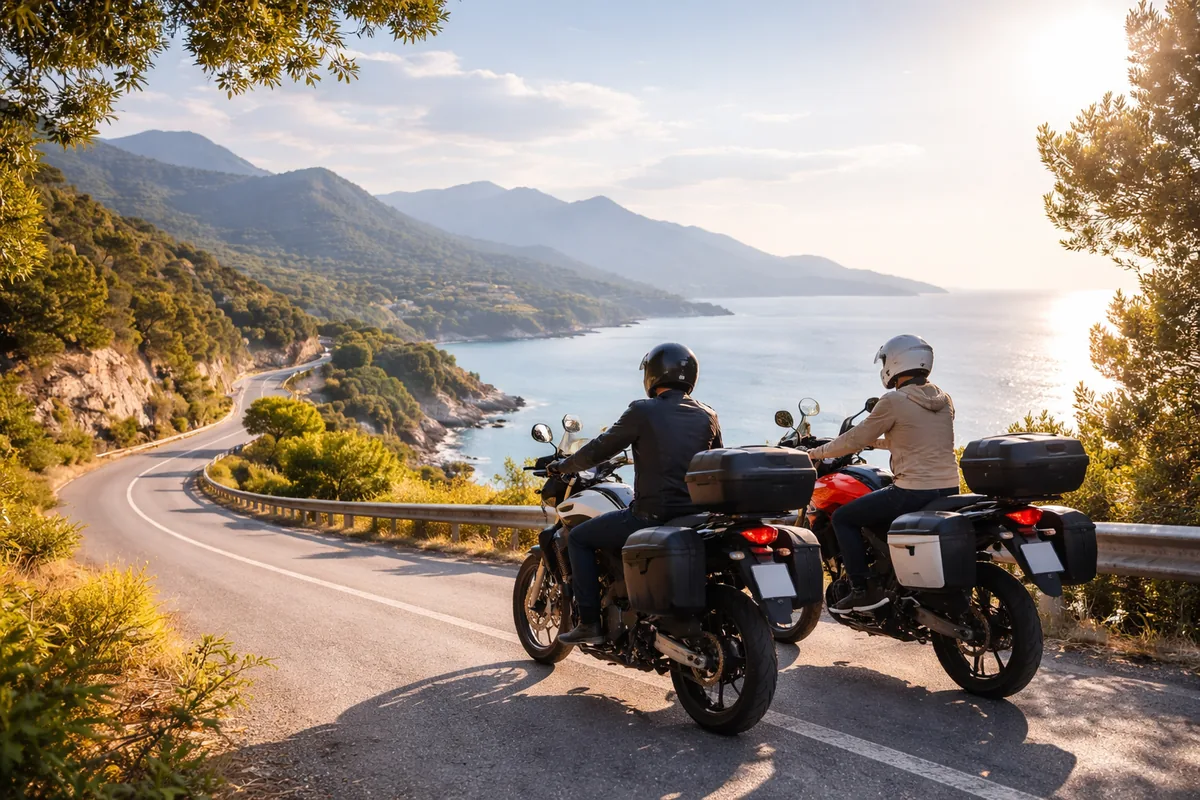 Les meilleures destinations pour un road trip à deux roues