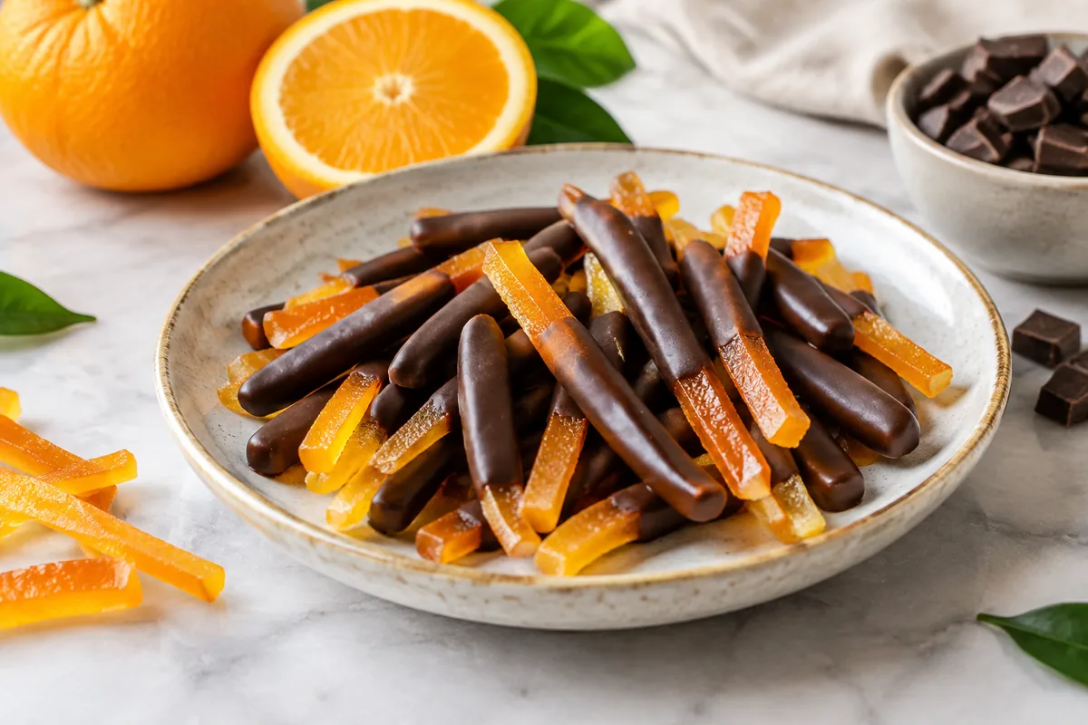 Comment préparer des orangettes au chocolat maison sans qu’elles collent