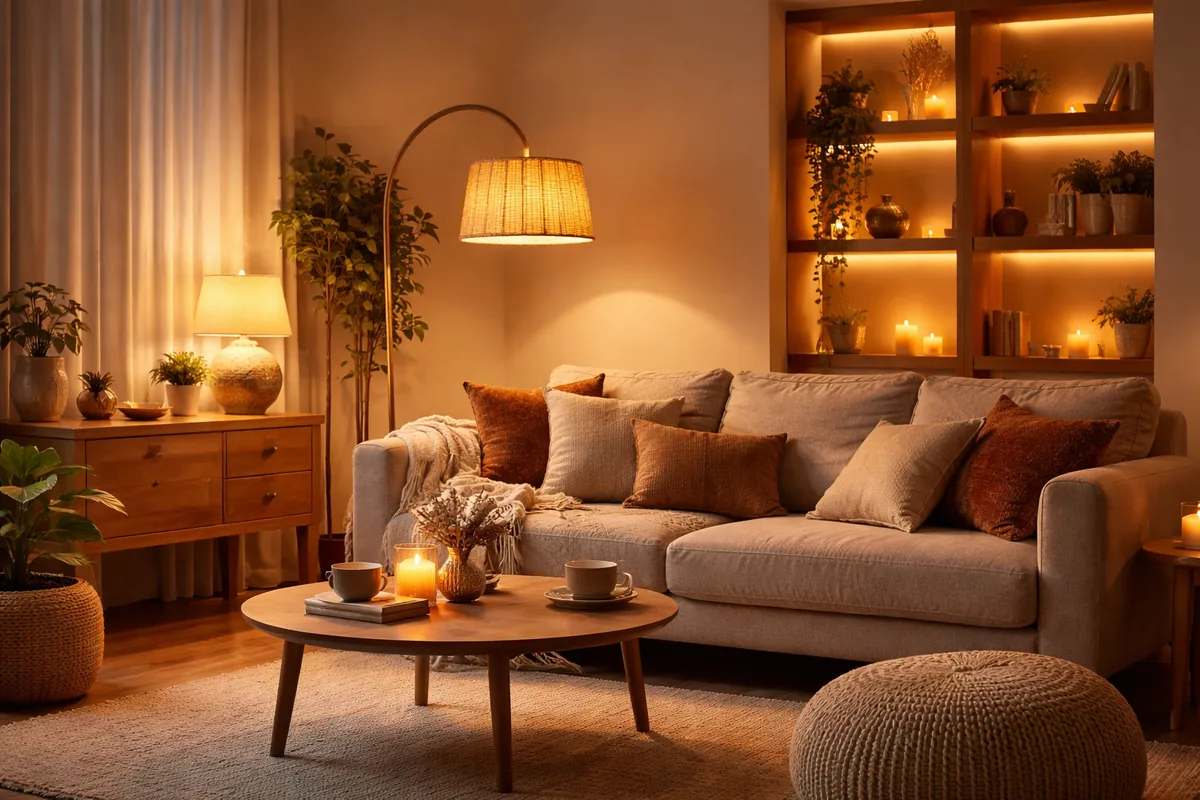 Créer une ambiance chaleureuse grâce à l'éclairage intérieur