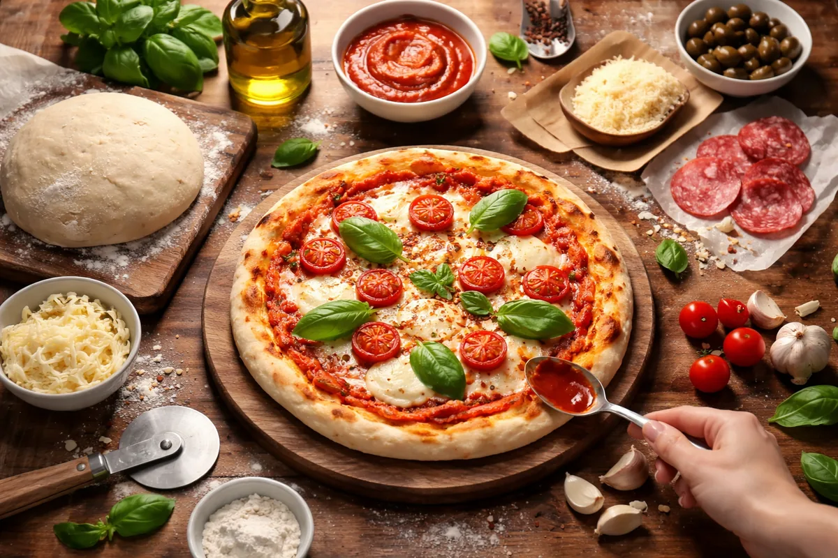 Comment faire une pizza maison avec des techniques de préparation variées